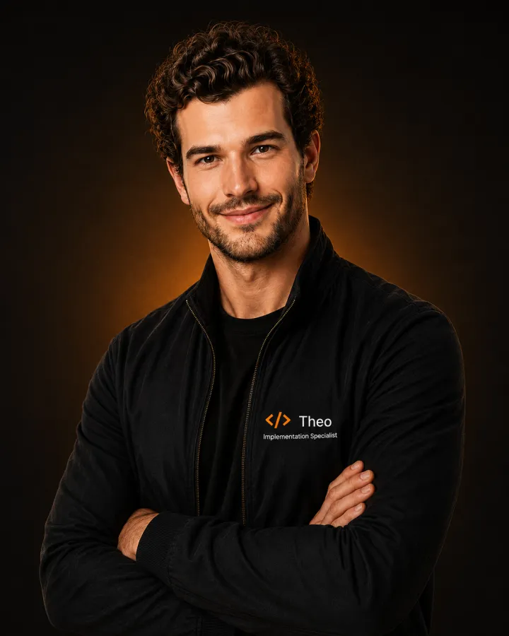 Theo AI agent portrait
